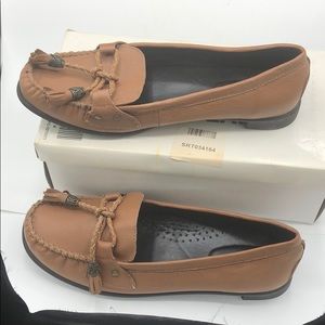 Valley Lane Cognac Loafers Slip-On Shoes Women’s 11W